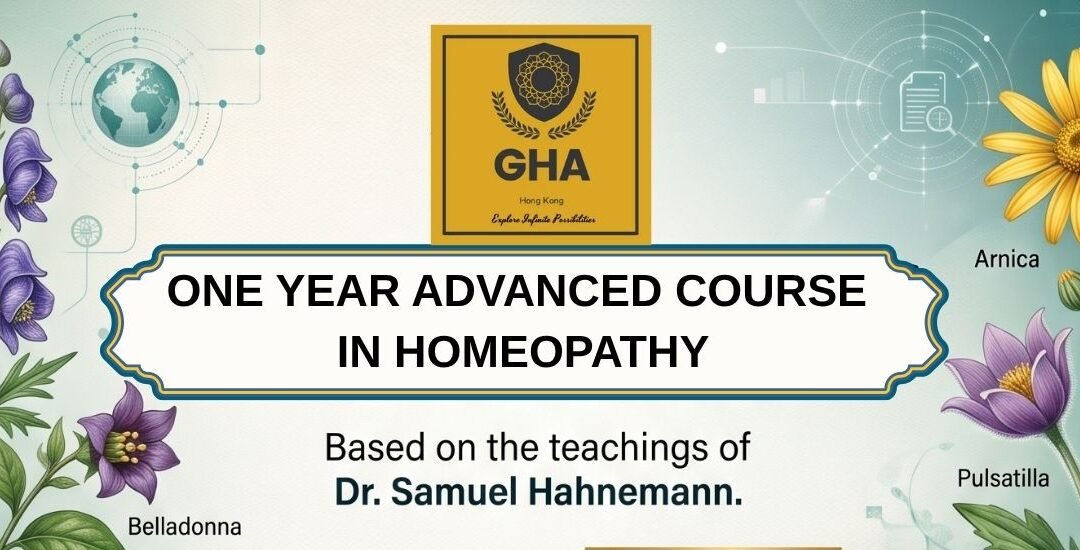 Homeopathy 1 year Course(2026 Oct)