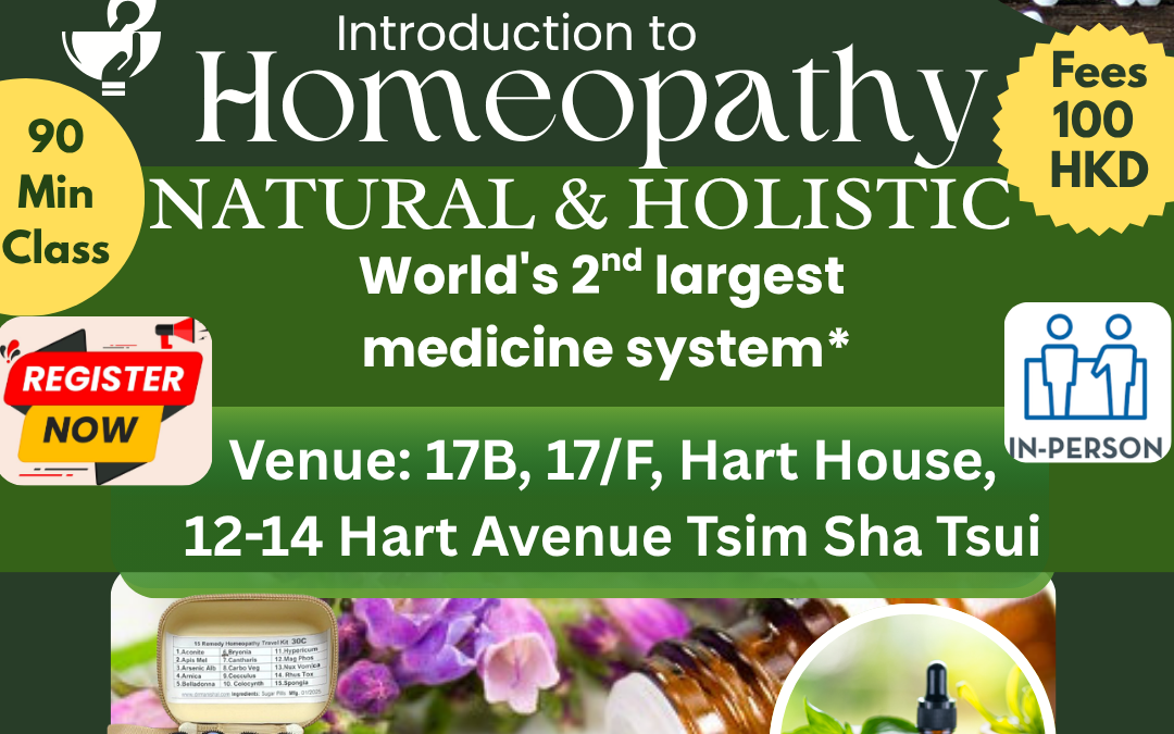 Introduction to Homeopathy (90mins Class)