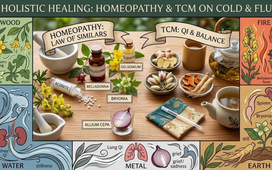 The Holistic Symphony of Healing: Bridging Homeopathy and Traditional Chinese Medicine in Cold and Flu Care探討順勢療法與中醫在感冒和流感護理中的同與異