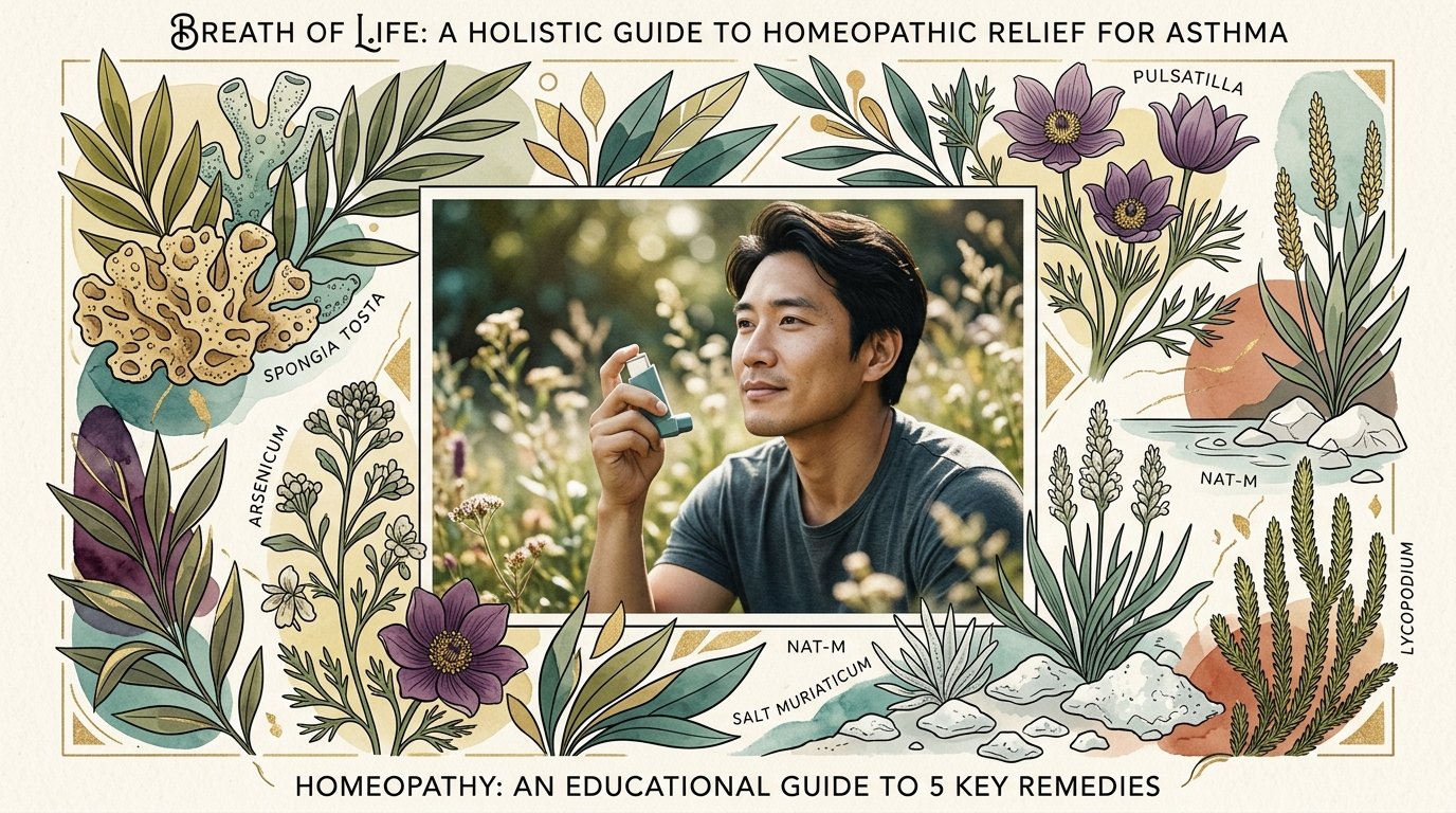 Breath of Life: A Holistic Guide to Homeopathic Relief for Asthma生命之氣：順勢療法全方位舒緩哮喘指南