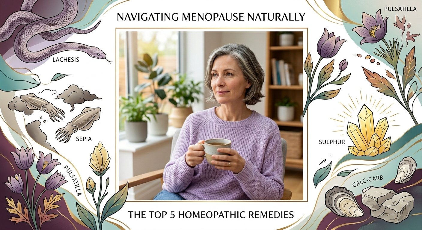 Navigating Menopause Naturally: A Homeopathic Approach自然渡過更年期：順勢療法的溫和守護