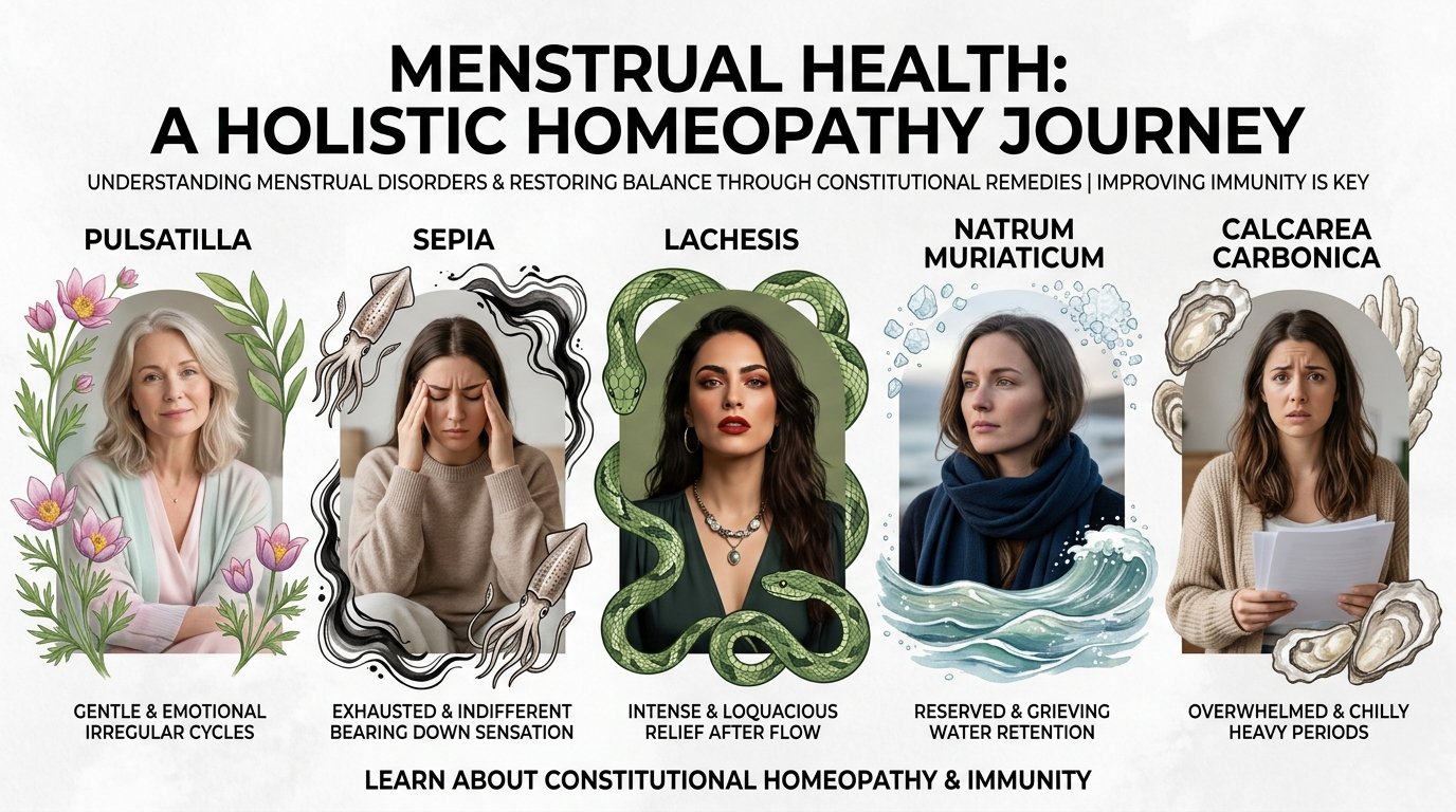 A Holistic Path: Understanding Menstrual Health through Constitutional Homeopathy順勢療法的整合調理：從體質與情緒探討月經失調
